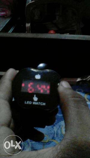 Black Digital LED Watch