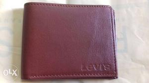 Brown Leather Levi's Bifold Wallet