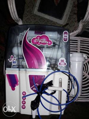 Pink And White Water Filtration System Set Only six month