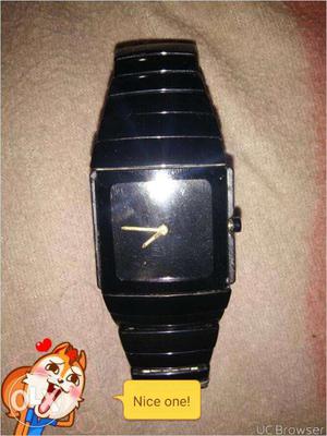 Rectangular Black watch