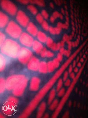 Red And Blue Textile