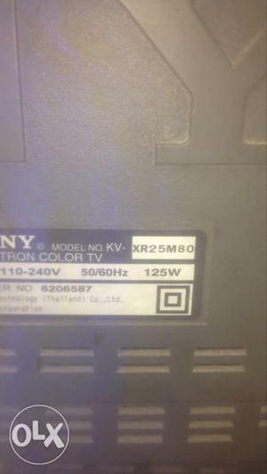Sony TV Labeled Box