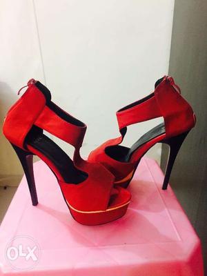 Trendy and fashionable Red heels for women No