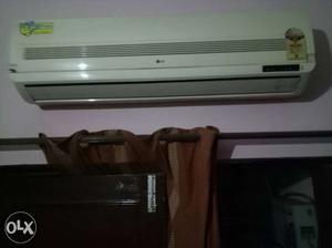 White LG Split-type Air Conditioner