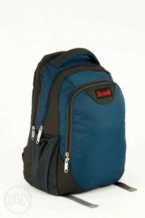 Blue And Black Scout Backpack