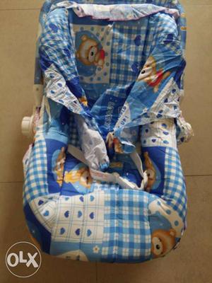 Blue And White Bouncer Seat