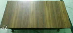 Brown Wooden Table with Sunmica Top