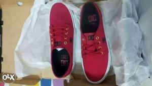 Dc New Red Sneaker Original new unused marron