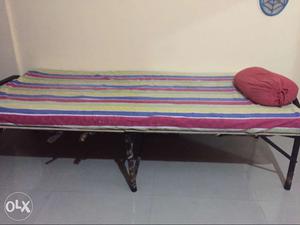 Folding Bed size 3x6 iron body ply top quanty-2