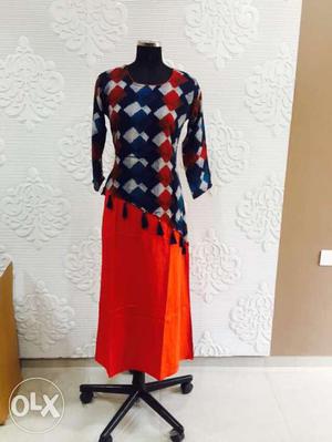 High quality designer floor touch kurti