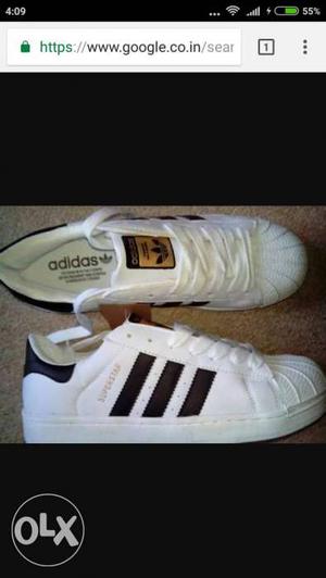 Just ordered adidas superstars size-7 available