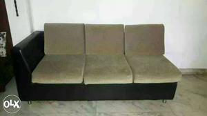 Leatherite Cushion Couch 6 seater