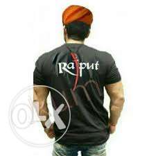 Men's White/Black Rajput The shirts and all type name on the