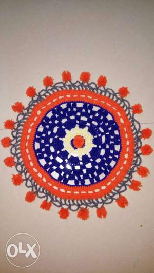 New handmade woolen thali cover