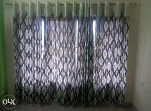 One Hour Used New Curtain Flat 50% Off. 12 Pieces