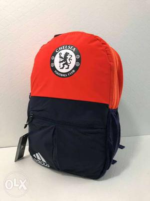 Orange And Black Adidas Backpack