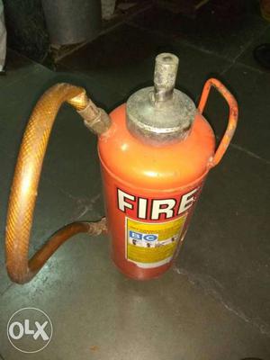 Orange Fire Extinguisher