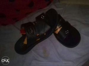 Pair Of Women's Black Sandals
