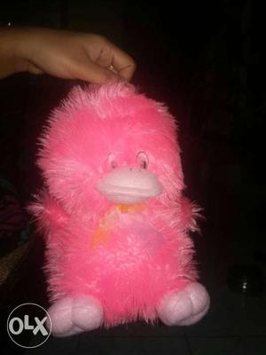 Pink Bird Plush Toy