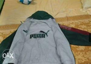 Puma jacket wear it from both sides both xl ans