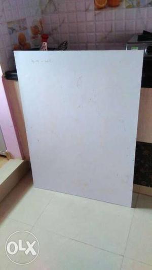 Rectangular White wood writing board