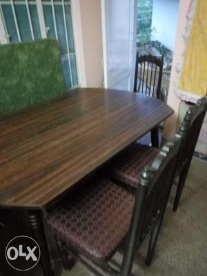 Sheesham wood Dyning Table with 6 chairs