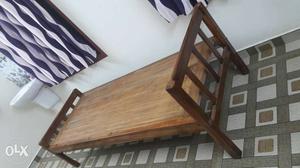Single cot Only six months used fully wood