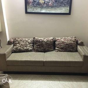 Sofa set 7 seater 3+2+2 puffy with 7 cushions