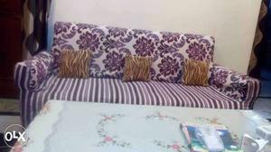 Sofa with cover in good condition