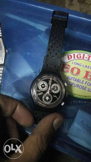 Swatch chronograph watch in working condition