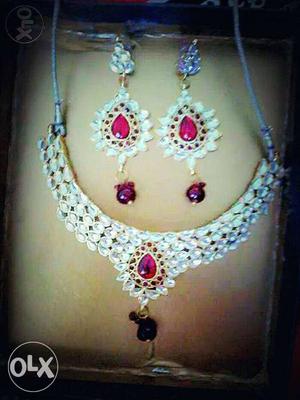 This new gold plated kundan work bridal wear