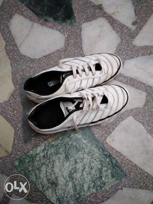 White-and-black Athletic Shoes