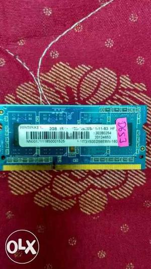 2 x 2gb  MHz DDR3 Ram from Ramaxel.