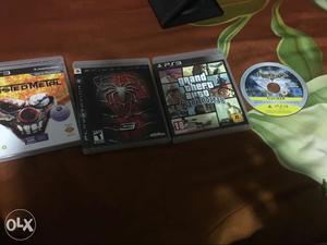 4 Ps3 games and with unused codes and hardly used