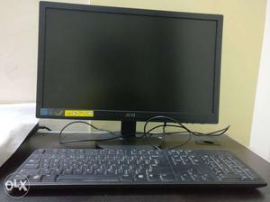AOC LCD monitor and Dell USB keyboard... Like new