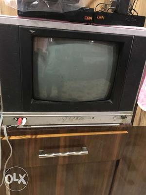 Black And White CRT TV