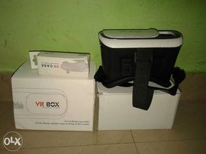 Black And White VR Box With Box in good condition now one