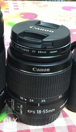 Black Canon EFS  Mm Lens