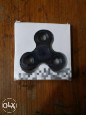 Black Fidget Spinner With Box