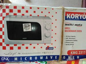 Grill Microwave Oven KORYO KMG  For urgent