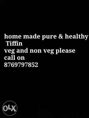 Home Made Pure And Healthy Tiffin