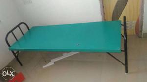 Metal Steel Bed for sale one year old sparingly