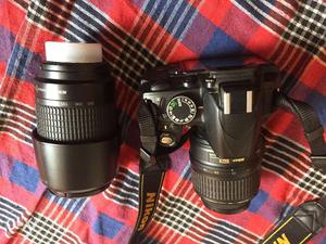 Nikon D with lens  and 