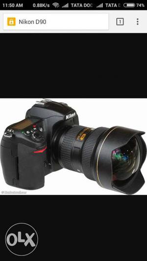 Nikon d90 dslr with super conditions real price
