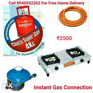 SUPERGAS Cylinder with Gas Stove