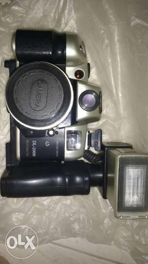 Vintage Olympia camera with cover and