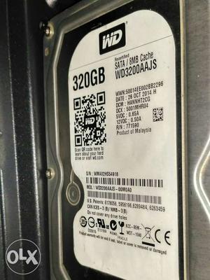 WD HARDDISK 320 GB, Perfect condition & working.