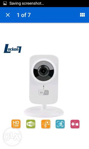 White Lockon IP Camera