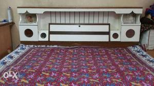 Wooden Double Bed Just like new