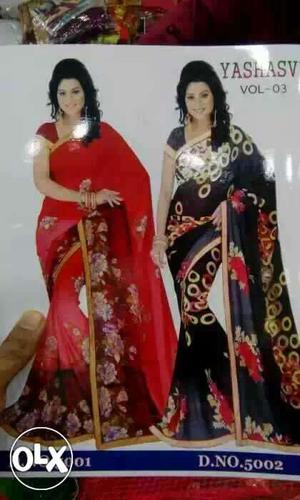 2 Women's Sari
